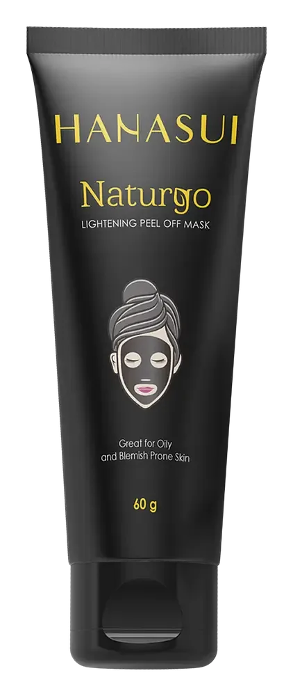 Hanasui Naturgo Peel Off Mask Black Tube