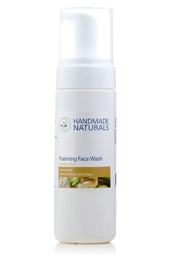 Handmade Naturals Unscented Foaming Face Wash
