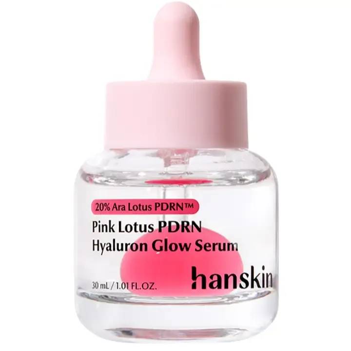 Hanskin Pink Lotus PDRN Hyaluron Glow Serum