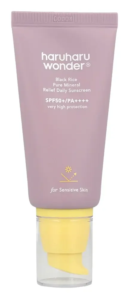 Haruharu Wonder Black Rice Pure Mineral Relief Daily Sunscreen SPF 50+ PA++++