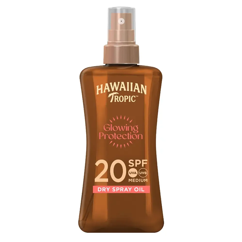 Hawaiian Tropic Glowing Protection Dry Spray Oil SPF 20