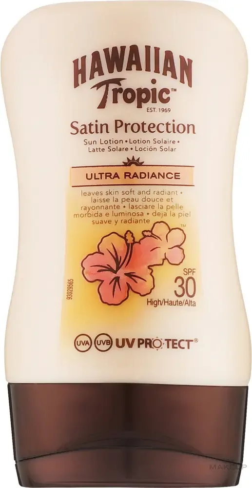 Hawaiian Tropic Satin Protection Sun Lotion Ultra Radiance SPF 30