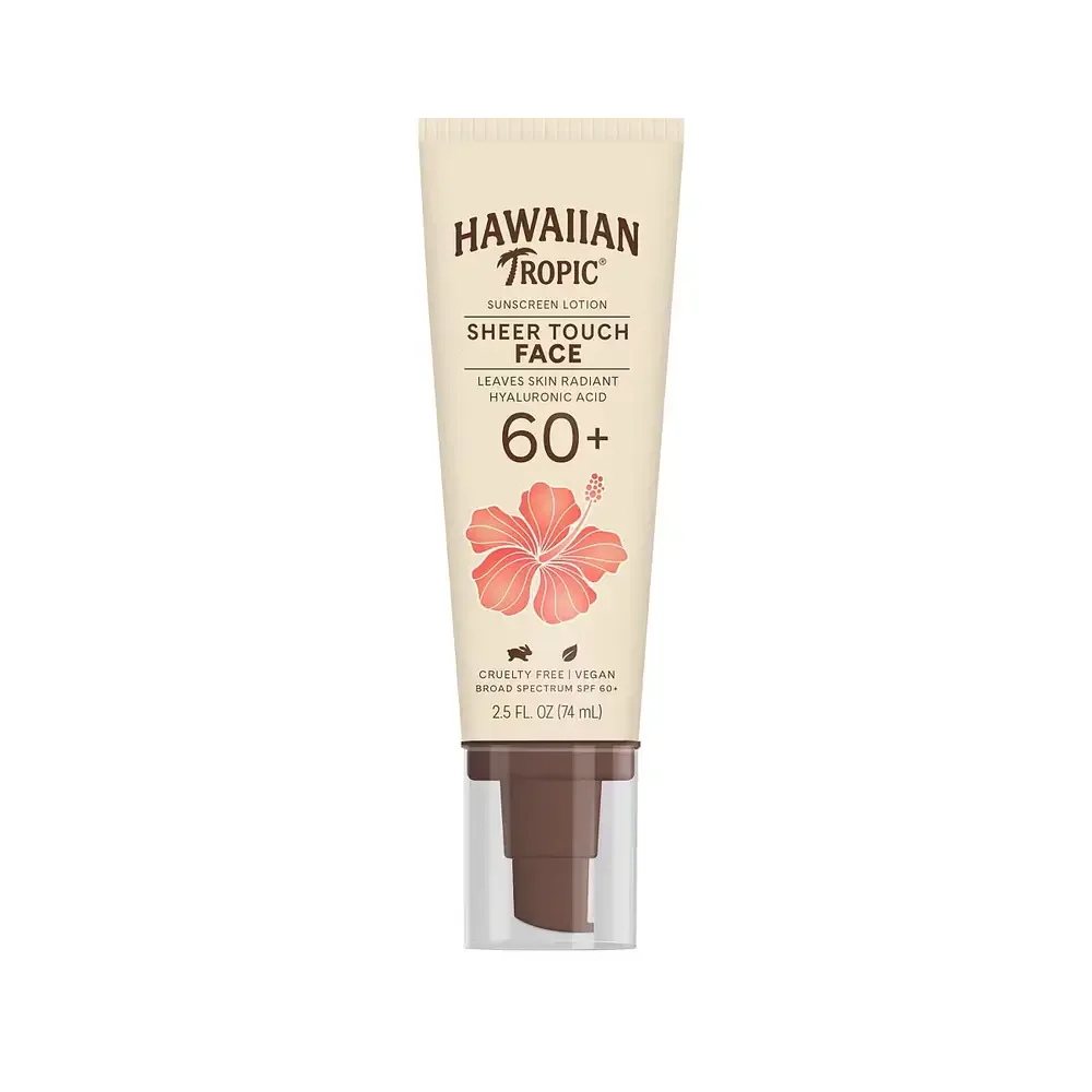 Hawaiian Tropic Sheer Touch Face Sunscreen Lotion SPF 60+