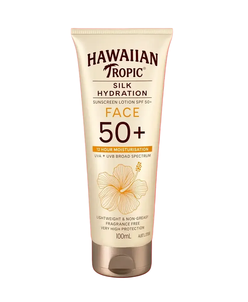 Hawaiian Tropic Silk Hydration Face Sunscreen Lotion SPF 50+