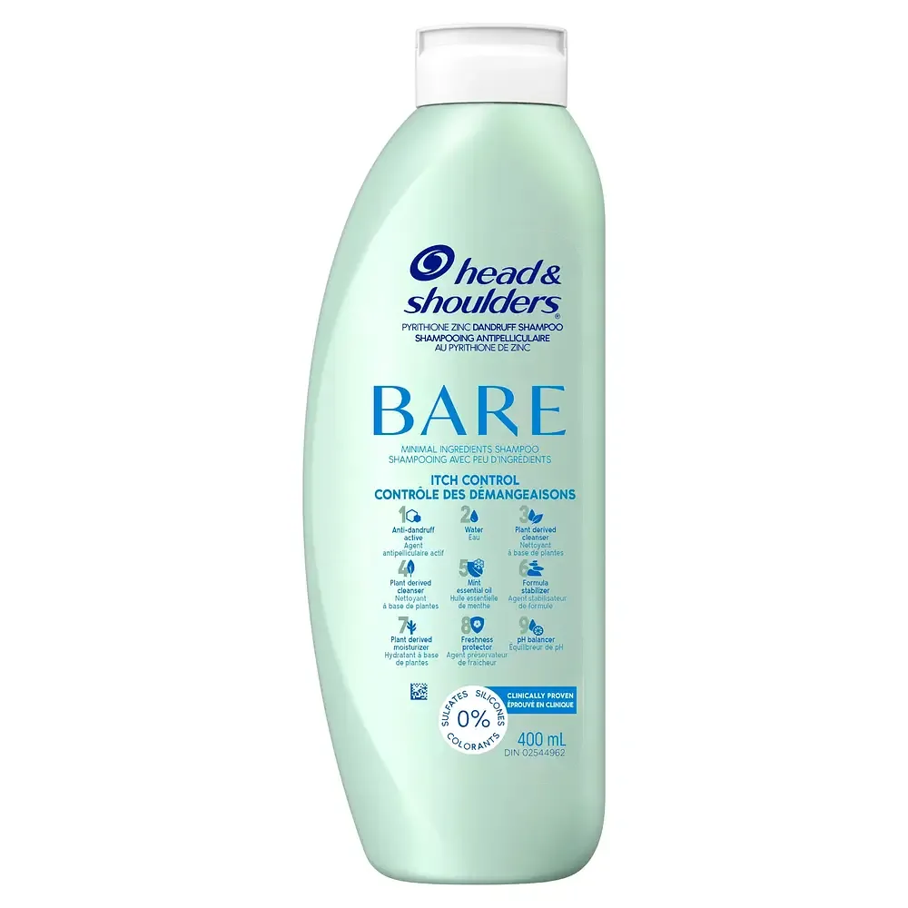 Head & Shoulders Bare Itch Control Dandruff Shampoo Anti-Dandruff Treatment