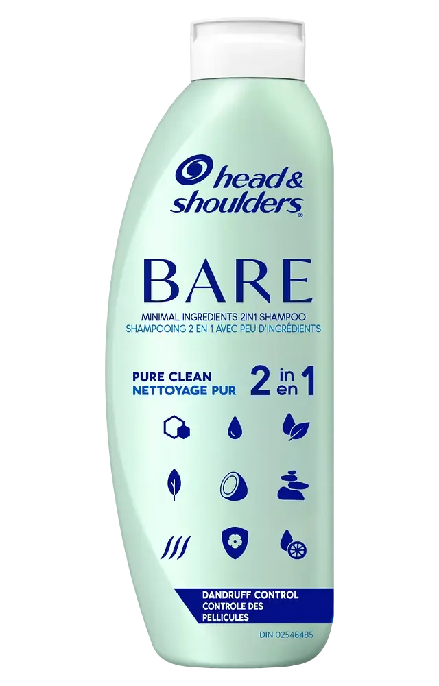 Head & Shoulders BARE Pure Clean 2 In 1 Dandruff Shampoo And Conditioner