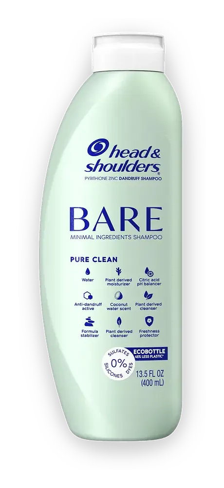Head & Shoulders Bare Pure Clean Sulfate-Free Dandruff Shampoo