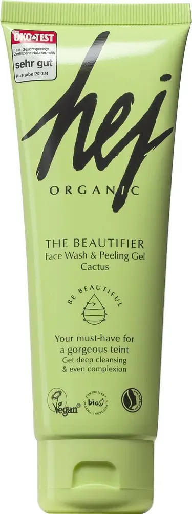 Hej Organic The Beautifier Face Wash & Peeling Gel Cactus