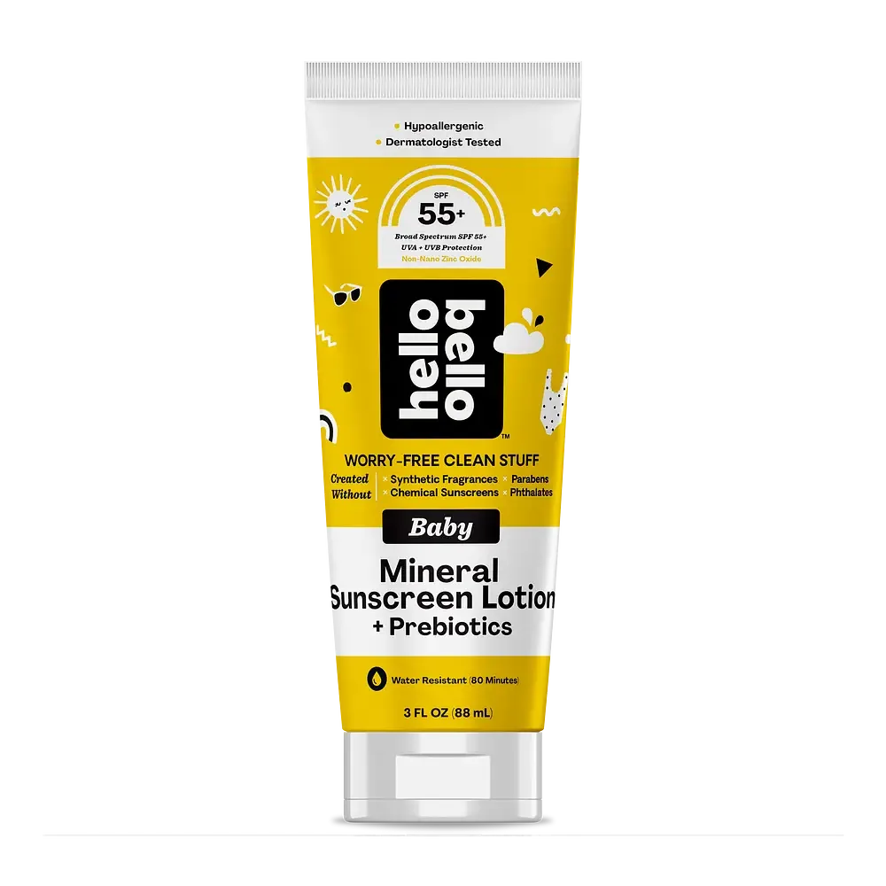 Hello Bello Baby Mineral Sunscreen Lotion + Prebiotics SPF 55