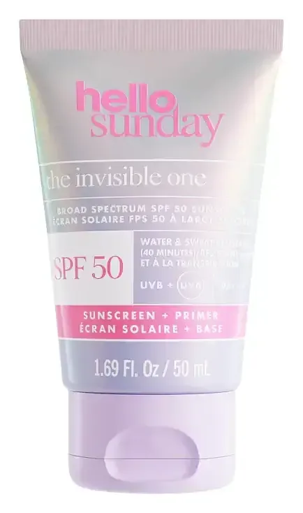 Hello Sunday The Invisible One SPF 50 Sunscreen + Primer With Hyaluronic Acid