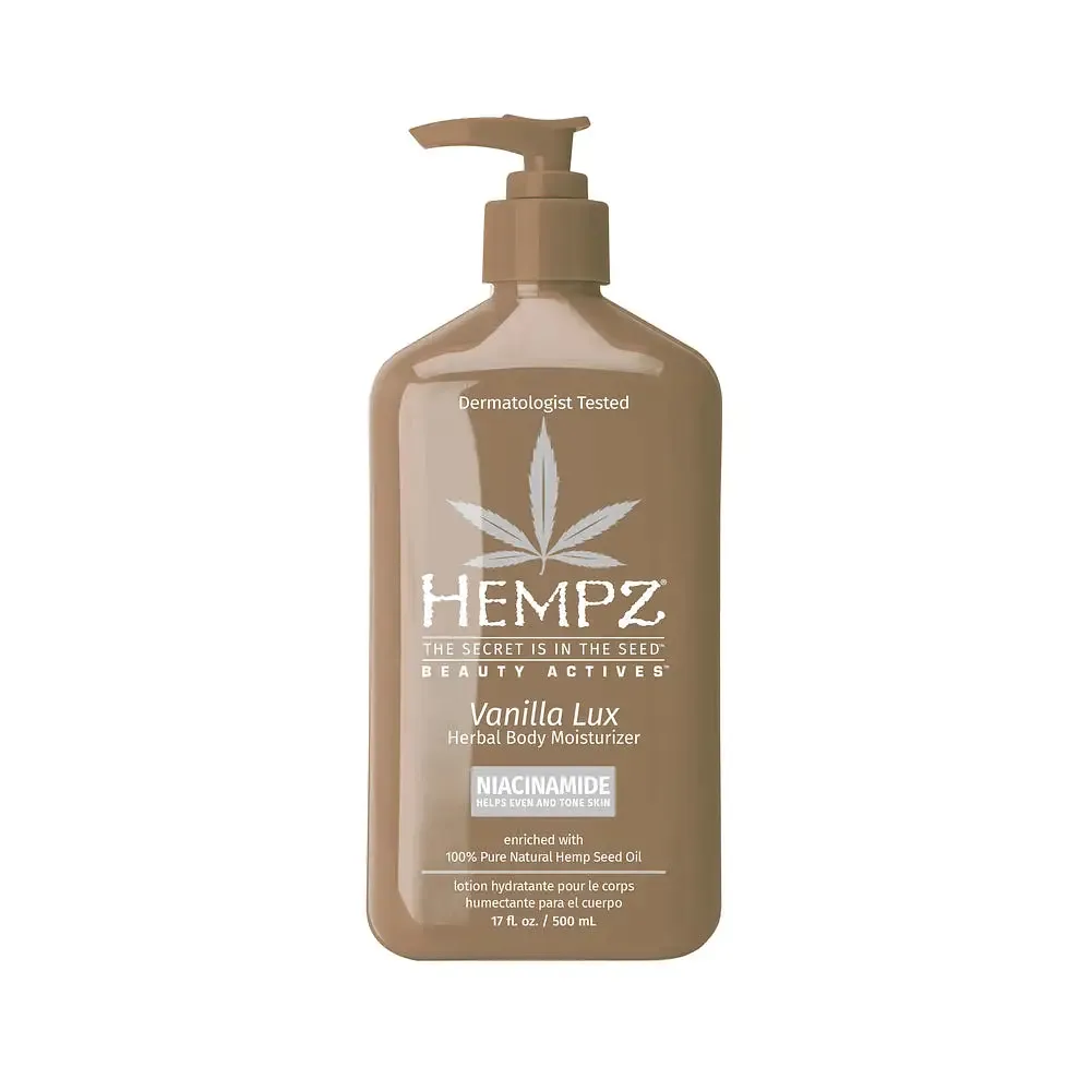 Hempz Beauty Actives Vanilla Lux Herbal Body Moisturizer