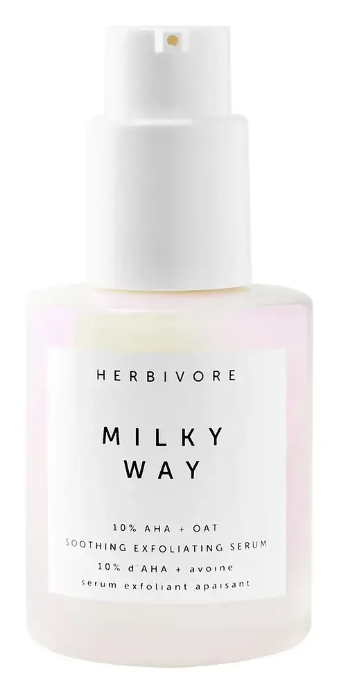 Herbivore Milky Way 10% AHA + Oat Soothing Exfoliating Serum
