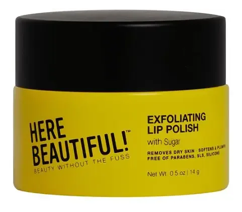 Here Beautiful Exfoliating Lip Polish With Pineapple & Sugar
