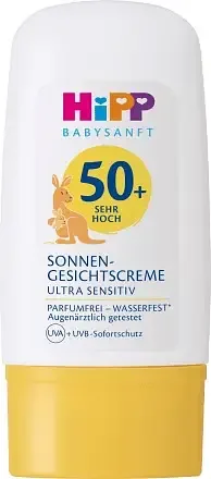 HIPP Kids Sonnengesichtcreme Ultra Sensitiv SPF 50+