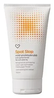 Hjärtats Spot Stop Mild ansiktsskrubb