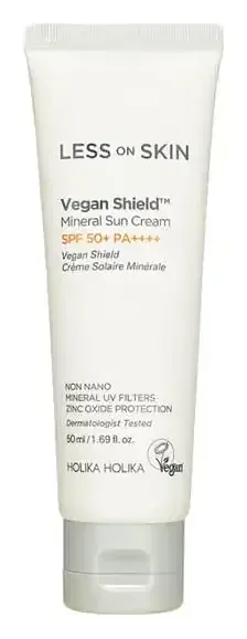 HOLIKA HOLIKA Less On Skin Vegan Shield Mineral Sun Cream SPF 50+