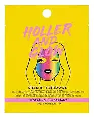 Holler and Glow Chasin' Rainbows Rainbow Hydrogel Face Mask