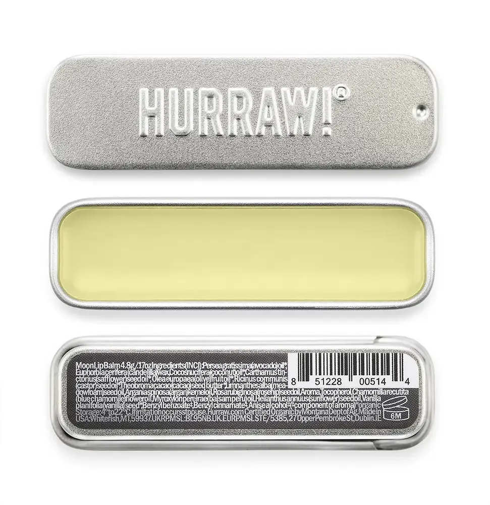 Hurraw! Slim Slider Tin Moon Lip Balm