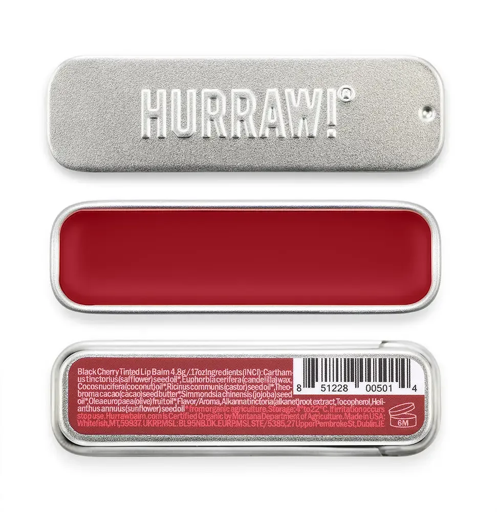 Hurraw! Slim Slider Tin Tinted Lip Balm