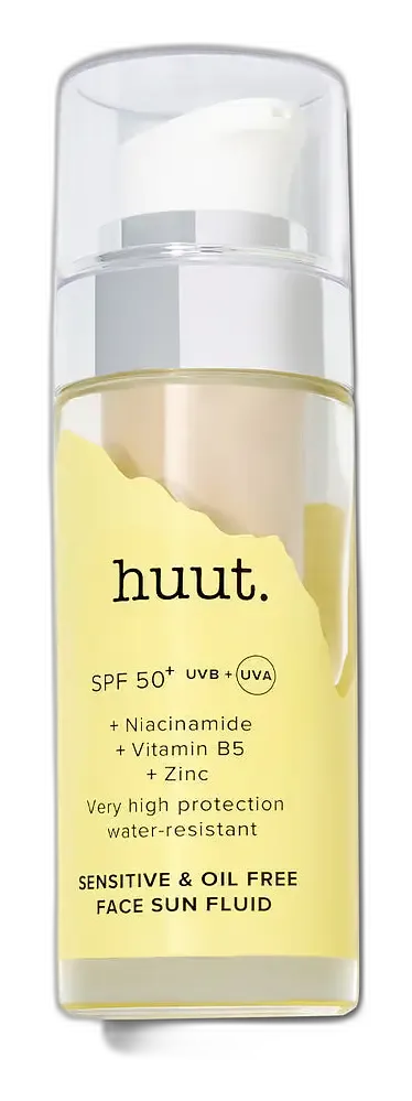 Huut Daily Protection Sensitive & Oil Free Face Sun Fluid SPF 50+