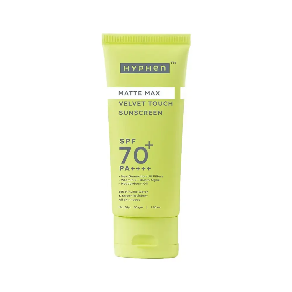 Hyphen Matte Max Velvet Touch Sunscreen SPF 70+