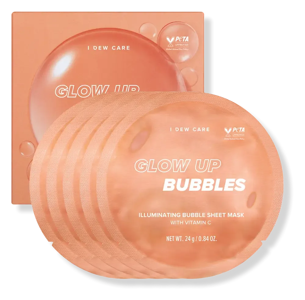 I Dew Care Glow Up Bubbles Illuminating Bubbling Sheet Mask