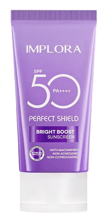 Implora Perfect Shield Bright Boost Sunscreen SPF 50