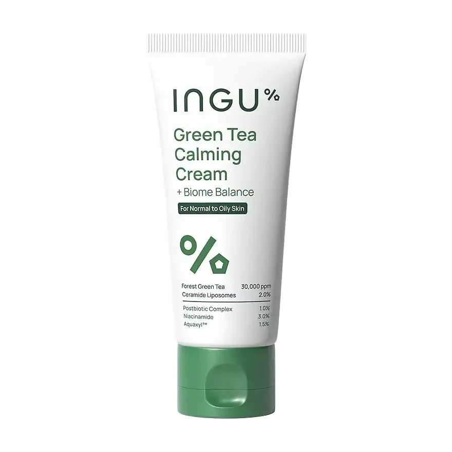 INGU Green Tea Calming Cream + Biome Balance