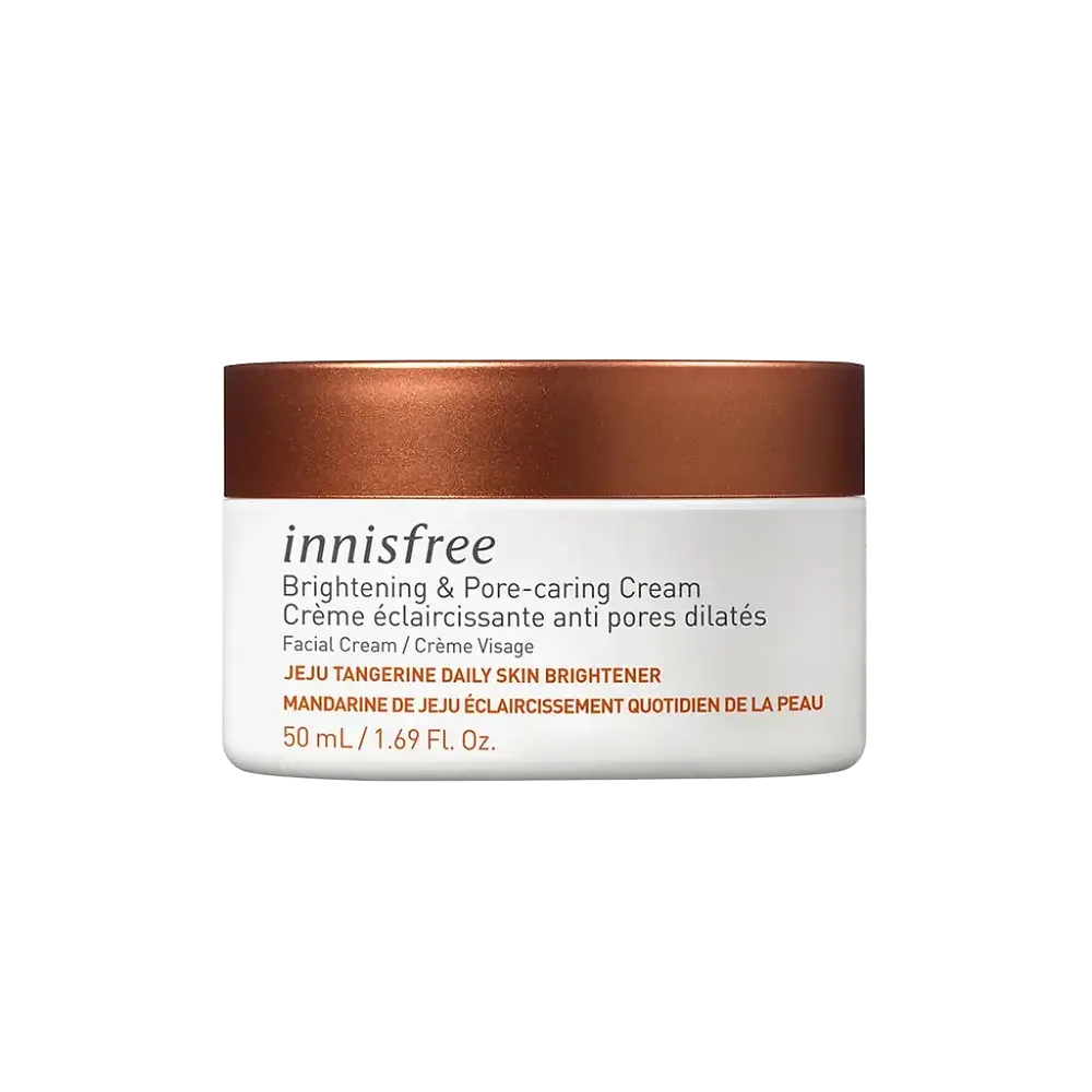 INNISFREE Brightening & Pore-Caring Cream with Jeju Tangerine Peel Extract