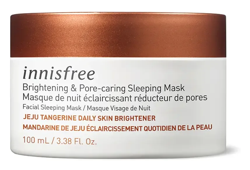 INNISFREE Brightening & Pore-caring Sleeping Mask with Jeju Tangerine Peel Extract