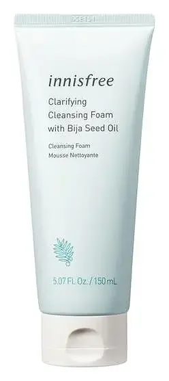 INNISFREE Clarifying Cleansing Foam With Bija Seed Oil