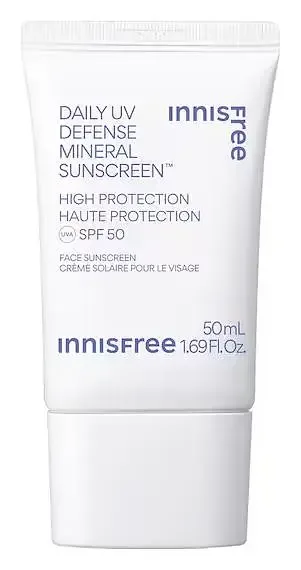INNISFREE Daily UV Defense Mineral Sunscreen SPF 50