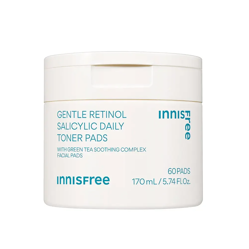 INNISFREE Gentle Retinol Salicylic Daily Toner Pads