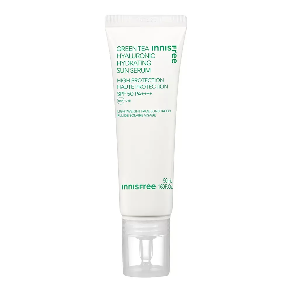 INNISFREE Green Tea Hyaluronic Hydrating Sun Serum SPF 50