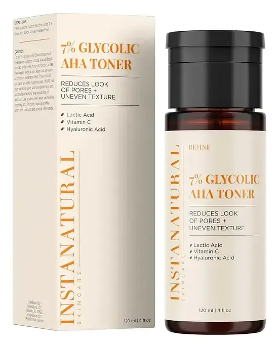 InstaNatural 7% Glycolic AHA Toner