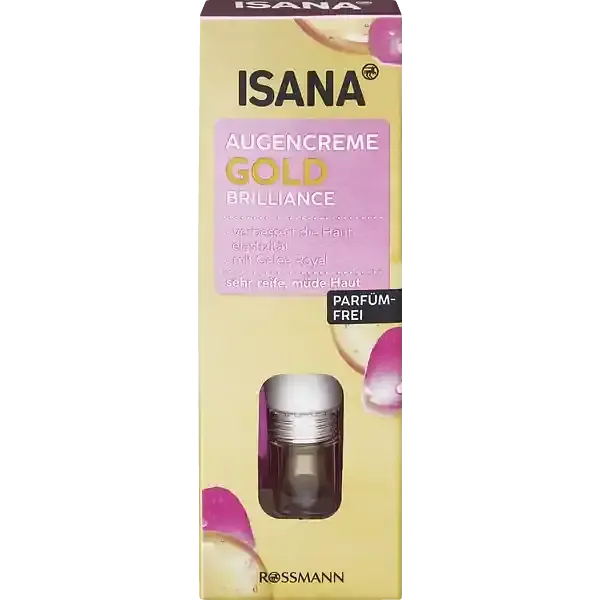 Isana Gold Brilliance Augencreme