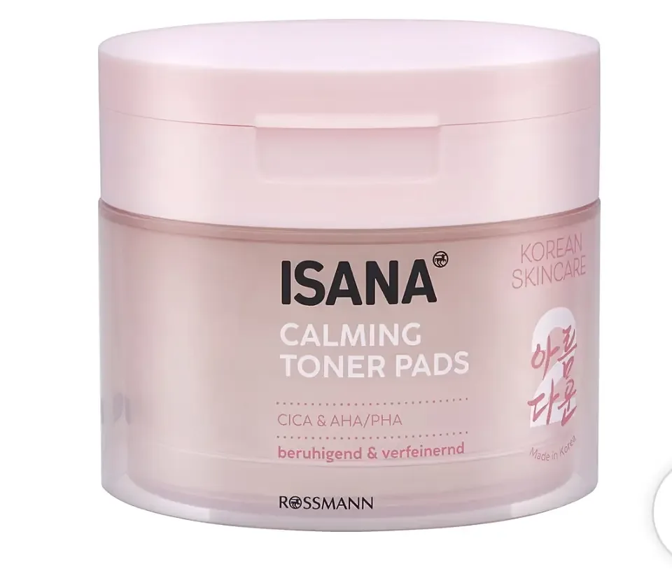 Isana Korean Skincare Calming Toner Pads