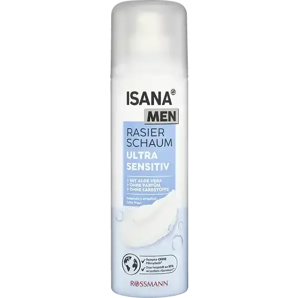 Isana Men Rasierschaum Ultra Sensitiv
