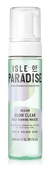 Isle of Paradise Glow Clear Self-Tanning Mousse Medium