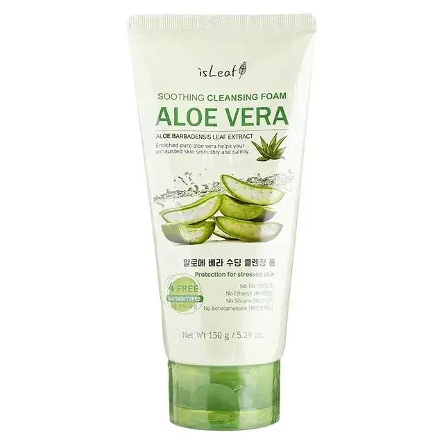 Isleaf Aloe Vera Soothing Cleansing Foam