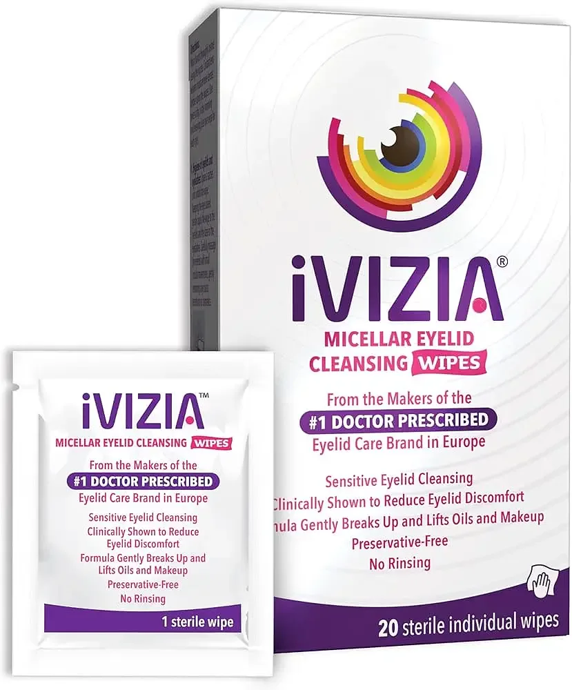 iVIZIA Micellar Eyelid Cleansing Wipes