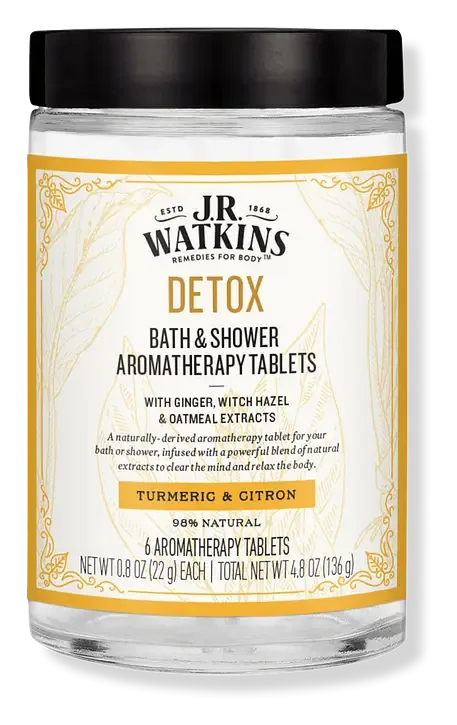 J.R. Watkins DETOX Bath & Shower Aromatherapy Tablets