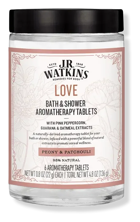 J.R. Watkins LOVE Bath & Shower Aromatherapy Tablets