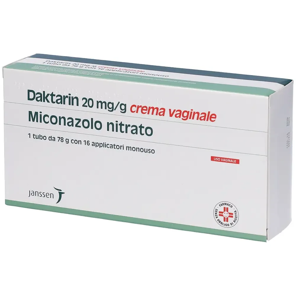 Janssen Daktarin 2% Vaginal Cream Miconazole Nitrate