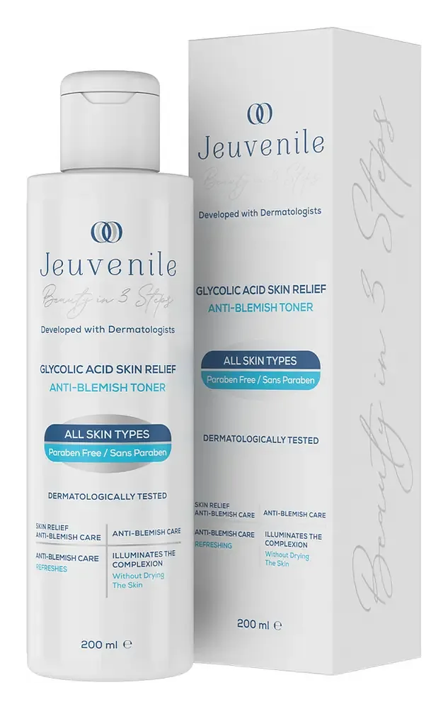 Jeuvenile Glycolic Acid Skin Relief Anti-Blemish Toner