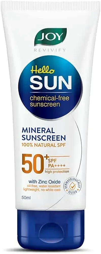 Joy Beautiful By Nature Revivify Hello Sun Physical Sunscreen SPF 50+ PA++++