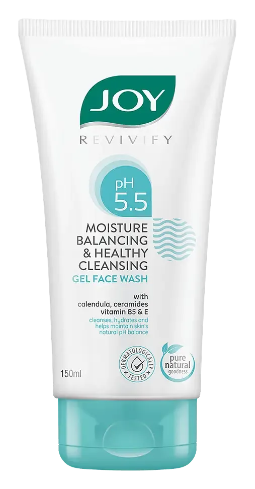 Joy Beautiful By Nature Revivify pH 5.5 Moisture Balancing & Healthy Cleansing Gel Face Wash