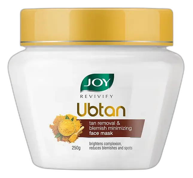 Joy Beautiful By Nature Ubtan Tan Removal + Blemish Minimizing Face Mask