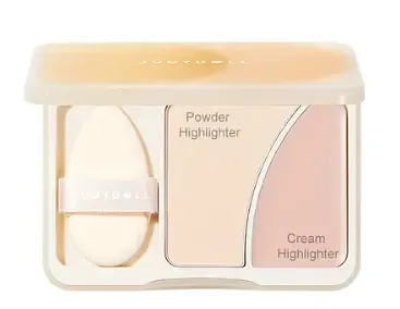 Judydoll Dual-Color Highlighter Palette