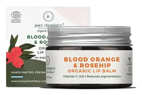 Juicy Chemistry Blood Orange And Rosehip Lip Balm